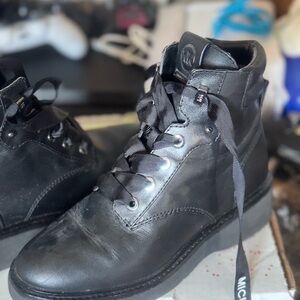 Men's Black Leather Boots
